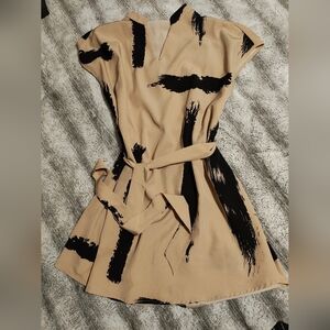 Belted dress